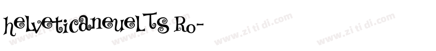 HelveticaNeuel TS Ro字体转换